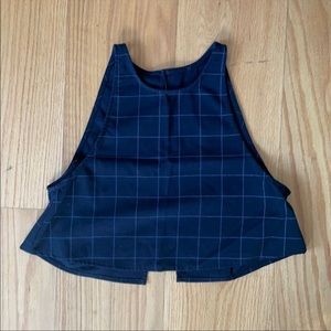 American Apparel crop top w/ open back